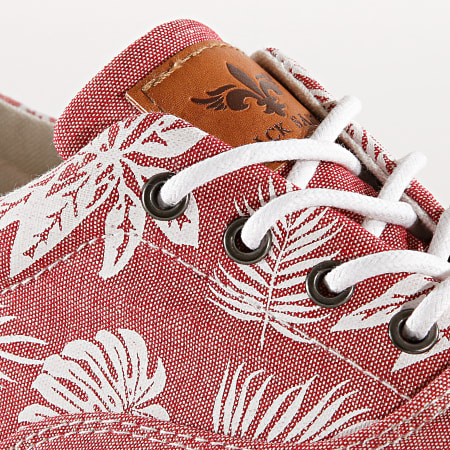 Classic Series - Chaussures Churchill Rouge Floral