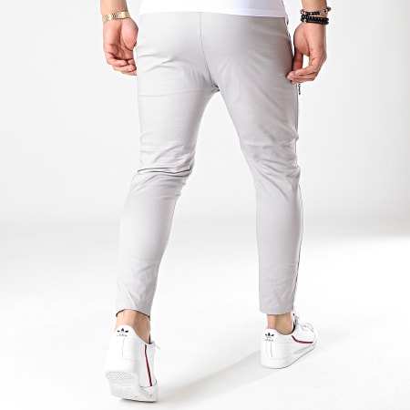 Classic Series - Pantalon A Bandes 88039 Gris Blanc