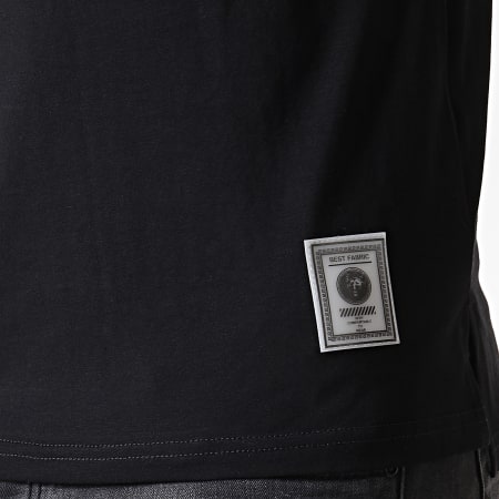 KZR - Tee Shirt R-89095 Noir Jaune