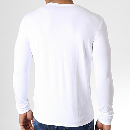 Guess - Tee Shirt Manches Longues M93I53J1300 Blanc