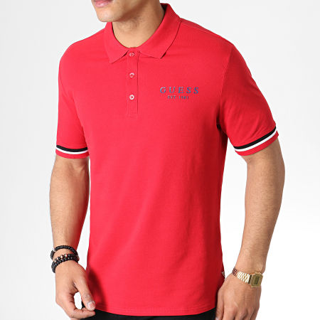 Guess - Polo Manches Courtes M93P43K8510 Rouge