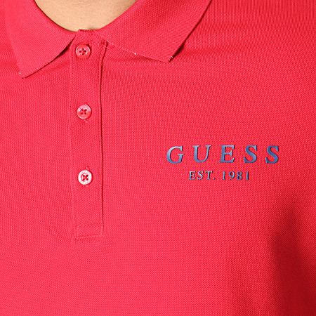 Guess - Polo Manches Courtes M93P43K8510 Rouge