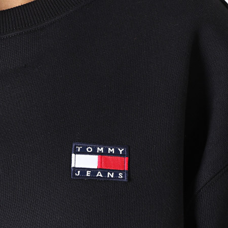 Tommy Jeans - Sweat Crewneck Femme Badge 6814 Noir