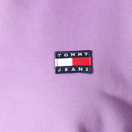 Tommy Jeans - Sweat Capuche Femme Badge 6815 Violet
