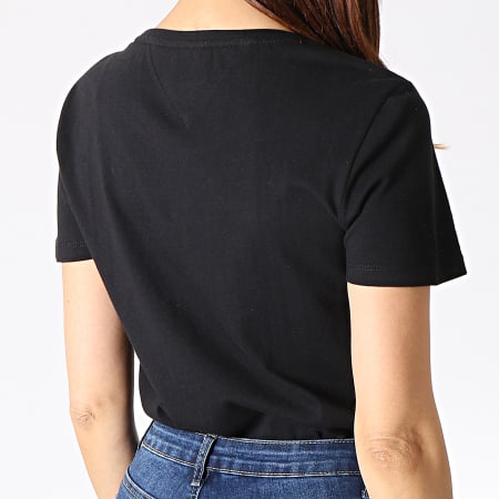 Tommy Jeans - Tee Shirt Femme Soft Jersey 6901 Noir
