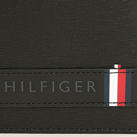 Tommy Hilfiger - Porte cartes Textured Leather Mini 4819 Noir