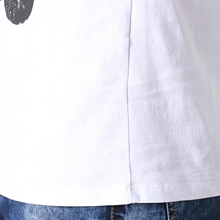 Uniplay - Tee Shirt A Strass UY400 Blanc