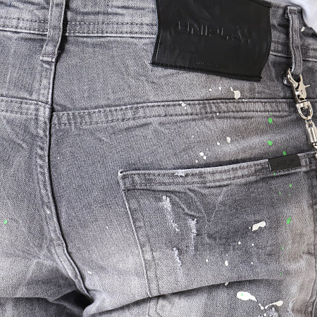 Uniplay - Short Jean Skinny 059 Gris