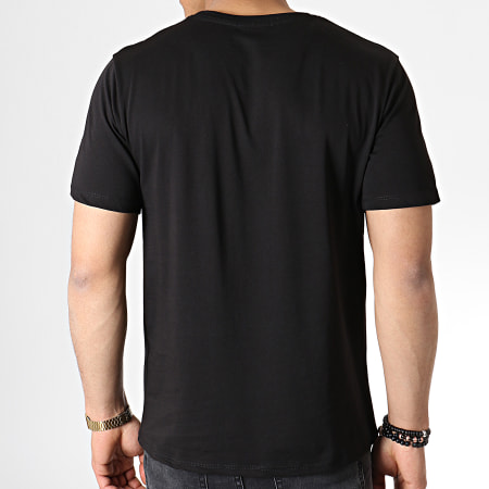 Uniplay - Tee Shirt A Strass KXT-32 Noir