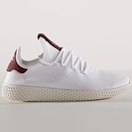 Adidas Originals - Baskets Tennis HU Pharrell Williams D96443 Footwear White Burgundy