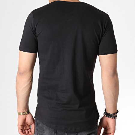 Ikao - Tee Shirt Oversize A Strass F514 Noir