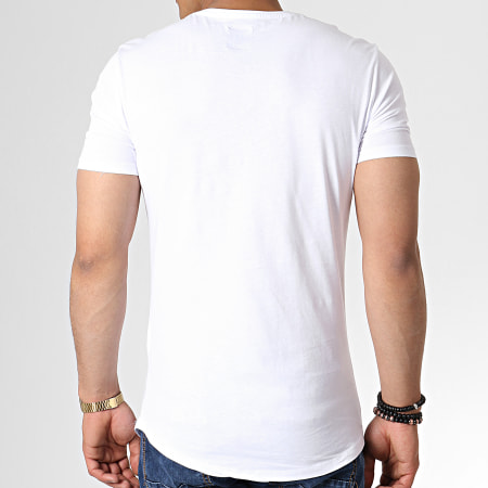 Ikao - Tee Shirt Oversize A Strass F514 Blanc