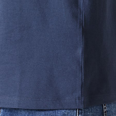 Esprit - Tee Shirt Poche A Rayures 069EE2K023 Bleu Marine Blanc