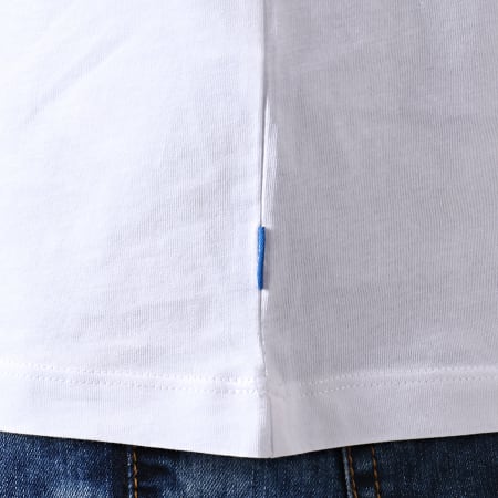 Esprit - Tee Shirt 069CC2K001 Blanc Bleu Marine Rouge