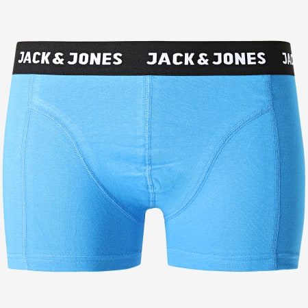 Jack And Jones - Lot De 3 Boxers Bear Bleu Clair Rouge Bleu