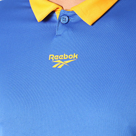 Reebok - Tee Shirt De Sport Classic Football FI2884 Bleu Roi Jaune