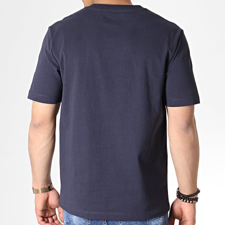 Calvin Klein - Tee Shirt Monogram Icon 2477 Bleu Marine