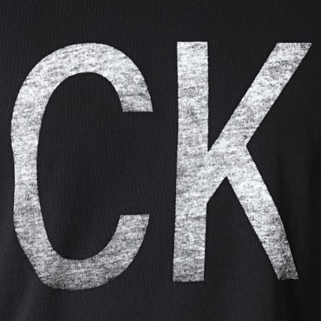 Calvin Klein - Tee Shirt Reversed Logo 2488 Noir Blanc