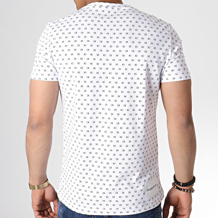 Calvin Klein - Tee Shirt Hero AOP 2755 Blanc Noir 