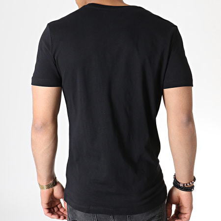 Calvin Klein - Tee Shirt Poche Monogram 2993 Noir Blanc