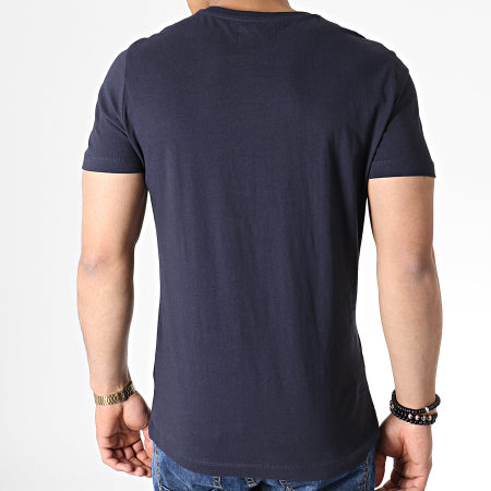 Calvin Klein - Tee Shirt Poche Monogram 2993 Bleu Marine