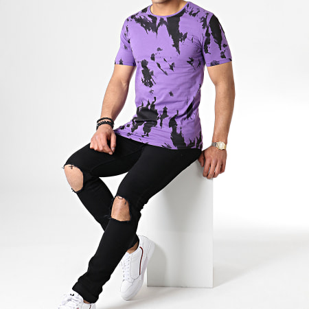 Ikao - Tee Shirt Oversize F527 Violet Noir