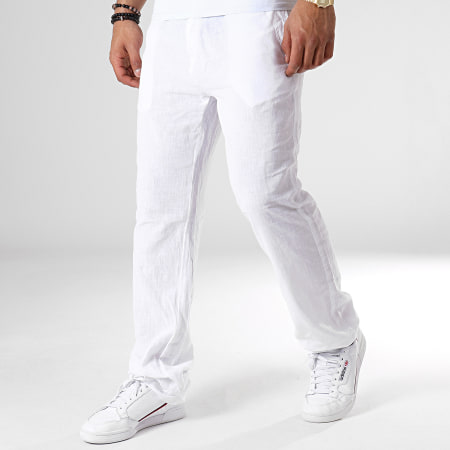 Armita - Pantalon Lin-01 Blanc