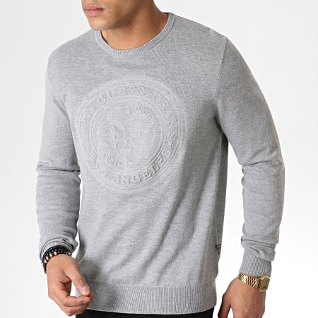 Guess - Pull M93R34Z2EPO Gris Clair