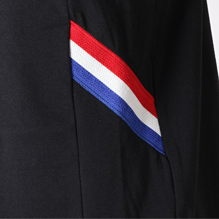 Le Coq Sportif - Tee Shirt Tricolore N2 Noir Bleu Blanc Rouge