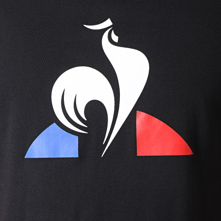 Le Coq Sportif - Tee Shirt ESS N7 Noir Blanc Bleu Rouge