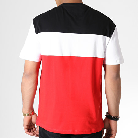 Tommy Hilfiger - Tee Shirt Colorblocked Tape 6861 Noir Rouge Blanc