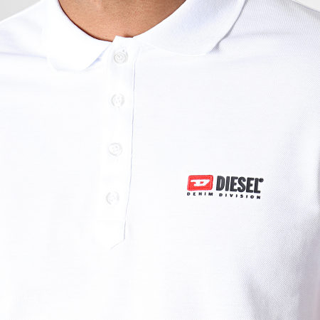 Diesel - Polo Manches Courtes T-Weet-Div 00SY86-0BAWH Blanc