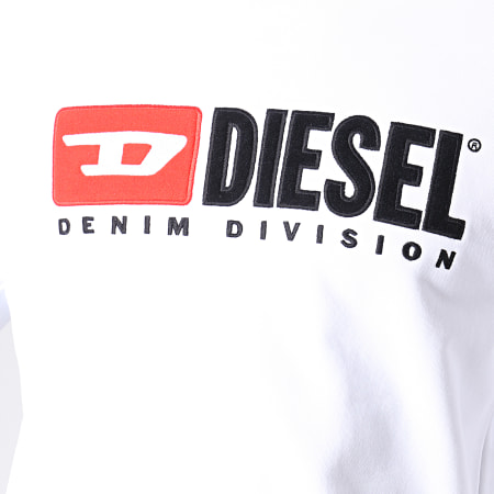 Diesel - Sweat Capuche Oversize S-Gir-Hood-Division 00S2JD-0IAJH Blanc