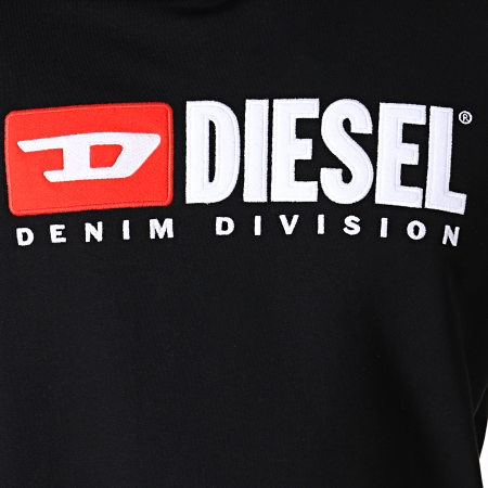 Diesel - Sweat Capuche Oversize S-Gir-Hood-Division 00S2JD-0IAJH Noir