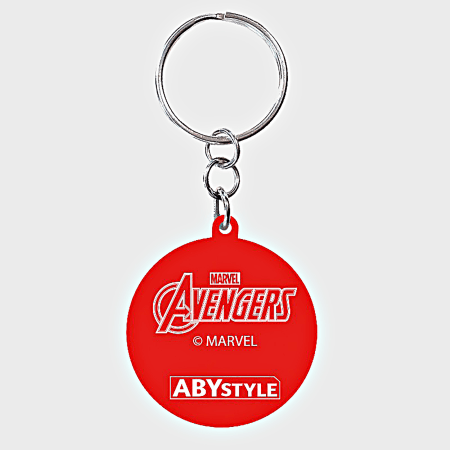 Avengers - Porte Clés ABYKEY174 Rouge Blanc Métal