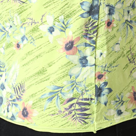 MTX - Tee Shirt TM0182 Vert Clair Floral