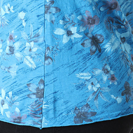 MTX - Tee Shirt TM0182 Bleu Clair Floral
