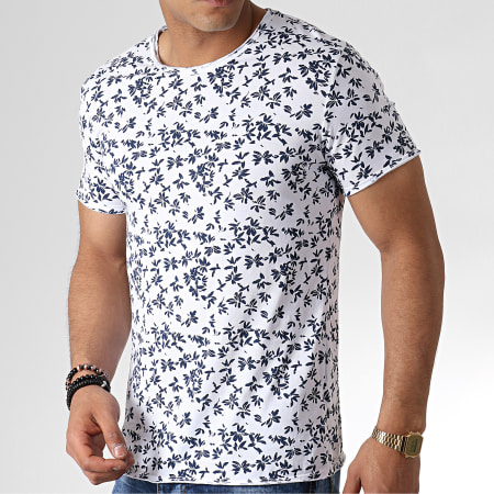 MTX - Tee Shirt TM0170 Blanc Floral