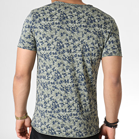 MTX - Tee Shirt TM0170 Vert Kaki Floral