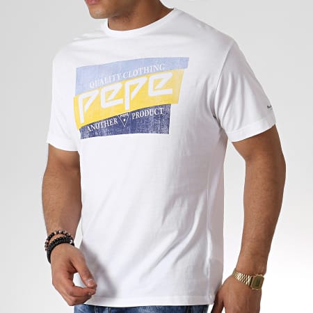 Pepe Jeans - Tee Shirt Dominik Blanc