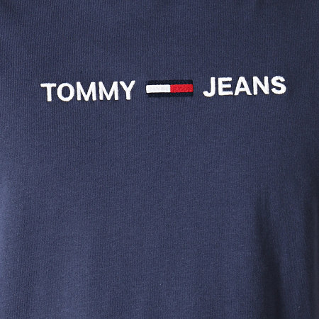 Tommy Jeans - Tee Shirt Small Logo 7231 Bleu Marine