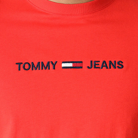 Tommy Hilfiger - Tee Shirt Small Logo 7231 Rouge
