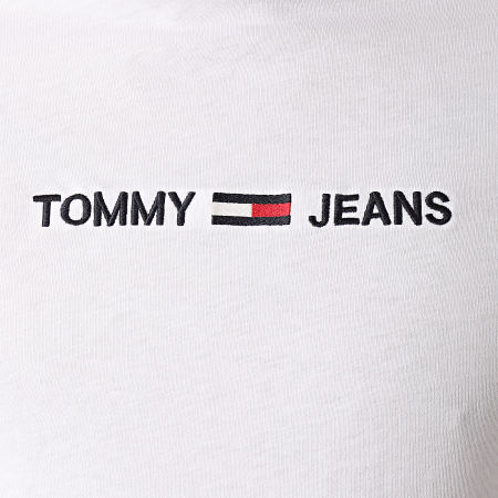 Tommy Jeans - Tee Shirt Small Logo 7231 Blanc