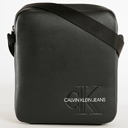 Calvin Klein - Sacoche Smooth Monogram Micro Flatpack 4741 Noir
