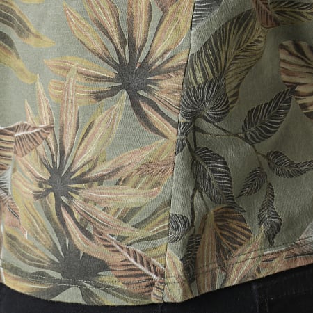 MTX - Tee Shirt ZT5046 Vert Kaki Floral