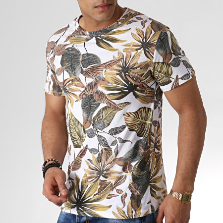 MTX - Tee Shirt ZT5046 Blanc Floral