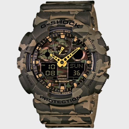 Casio - Montre G-Shock GA-100CM-5AER Camouflage