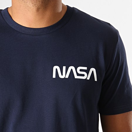 NASA - Tee Shirt Giga Back Bleu Marine