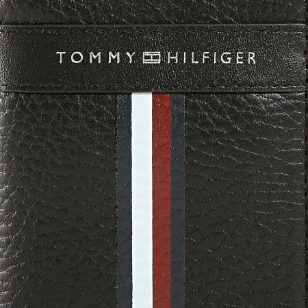 Tommy Hilfiger - Porte cartes Corporate Leather Mini CC Bifold 4806 Noir