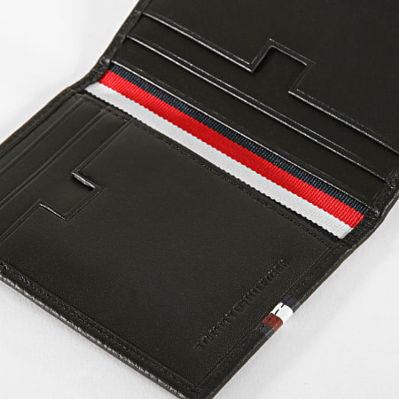 Tommy Hilfiger - Porte cartes Corporate Leather Mini CC Bifold 4806 Noir
